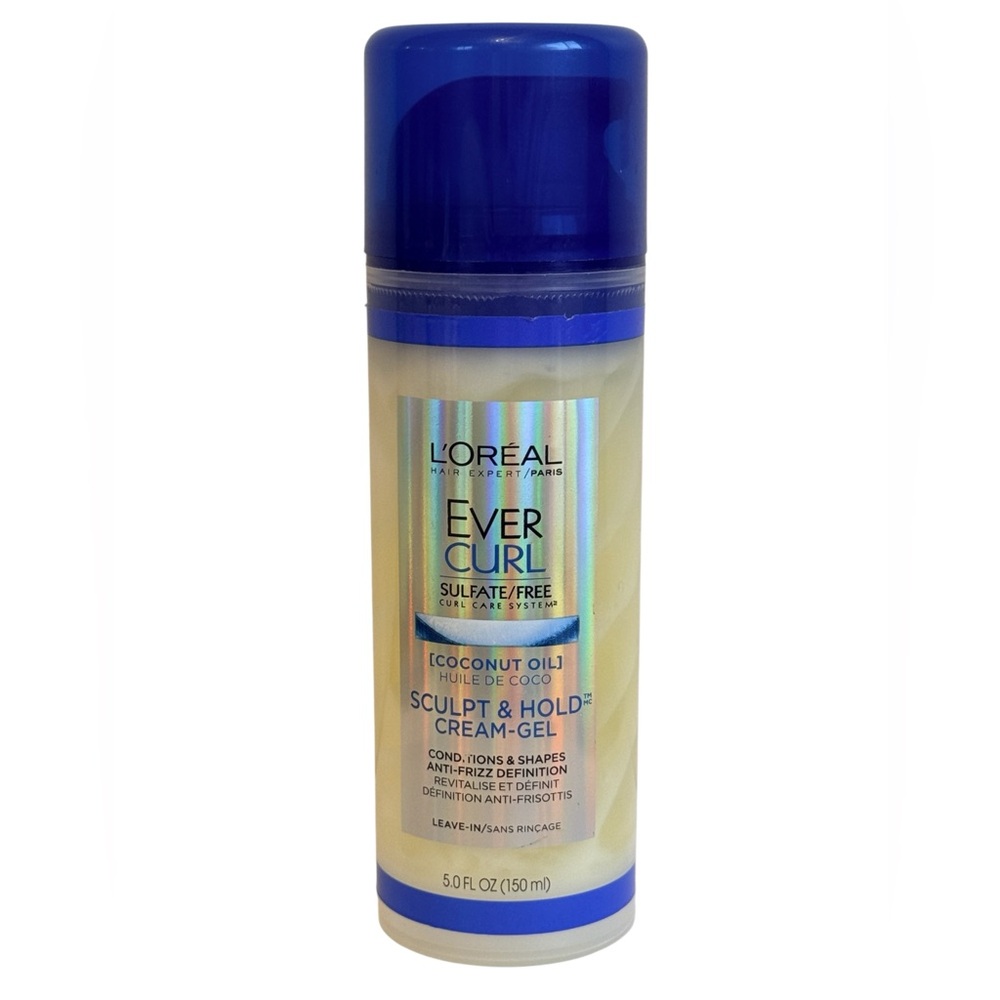 L'Oreal Hair Expert Paris Ever Curl Sculpt & Hold Cream Gel 5 fl oz New